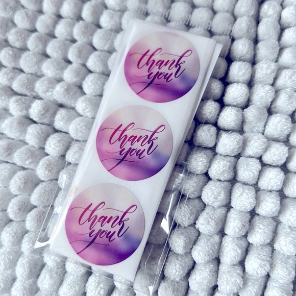 50 pcs Thank You Stickers 1" inch - Picture 7 of 8